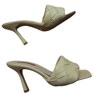 Billini Cream Woven Heels